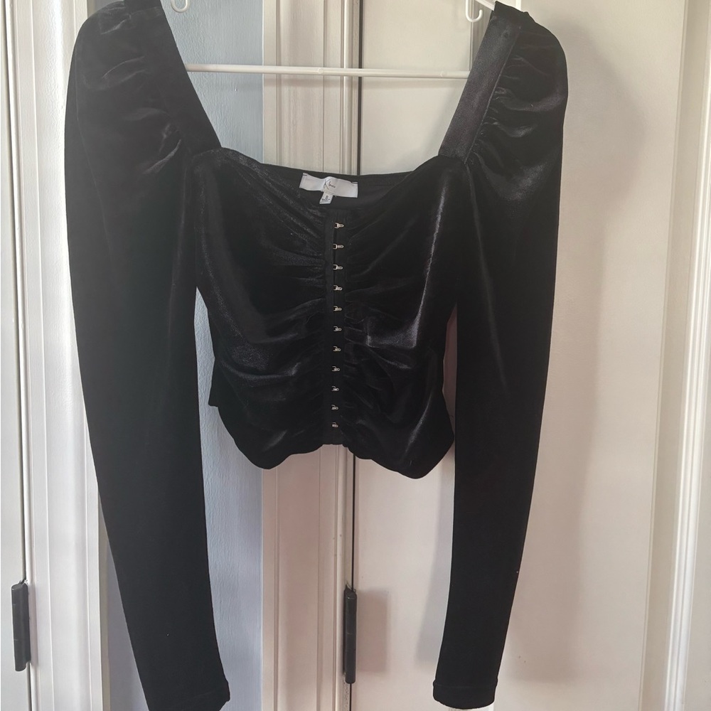Velvet Corset Top